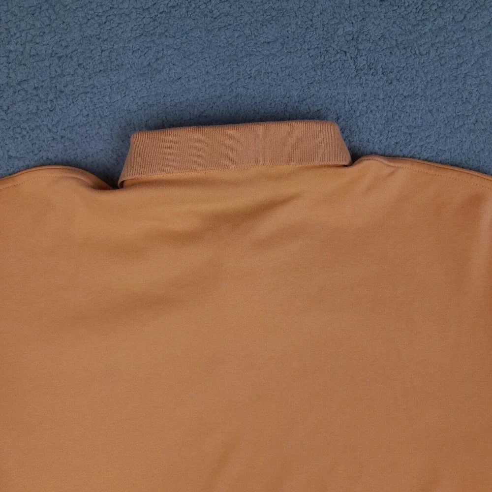 Polo Ralph Lauren Polo Shirt‎ Mens Medium Orange Pony Cotton Rugby
